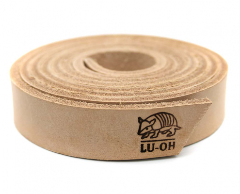 LU-OH - Ledergürtel hell