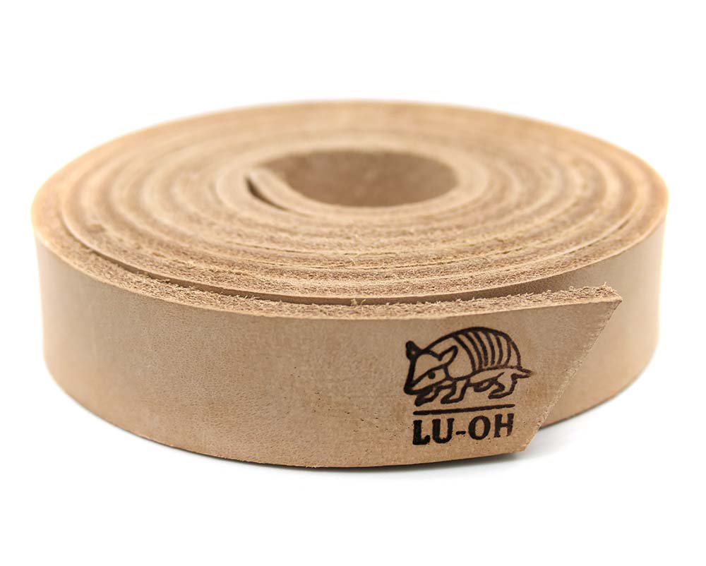 LU-OH - Ledergürtel hell